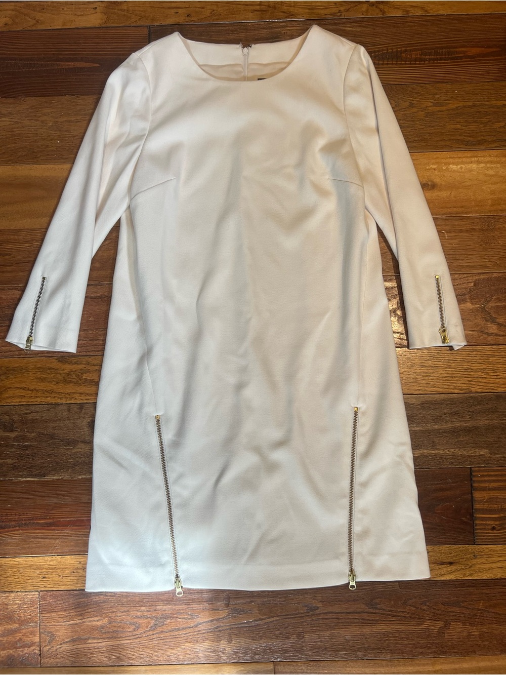 J. Crew Double Zip Knit Shift Dress Size 12 Tall NWT